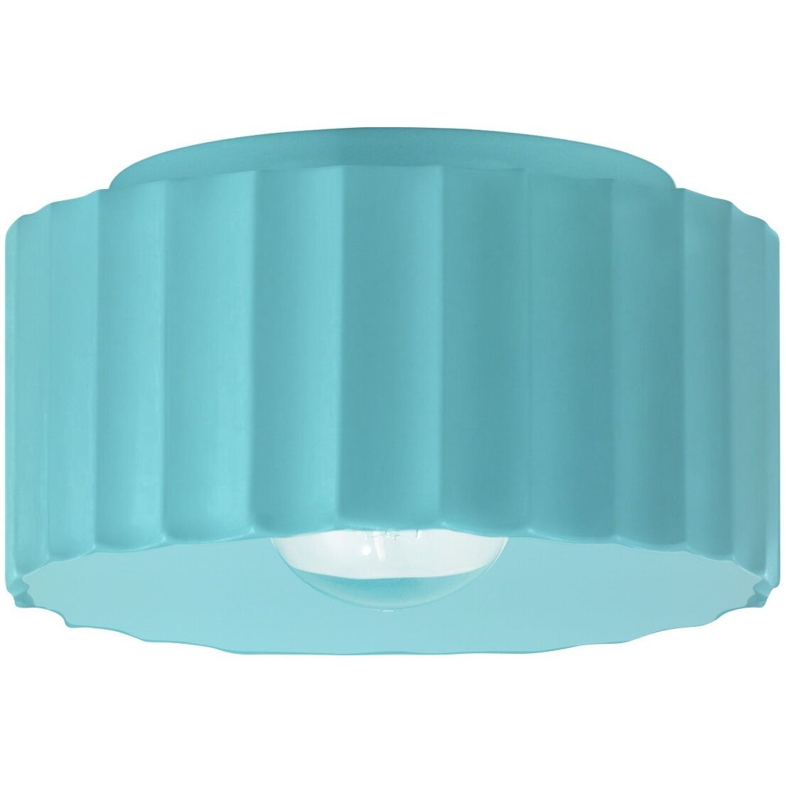 Radiance 1 Light 10 inch Reflecting Pool Flush Mount Ceiling Light