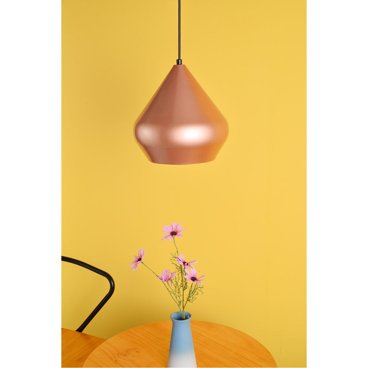 Axiom 1 Light 10 inch Honey Gold Pendant Ceiling Light