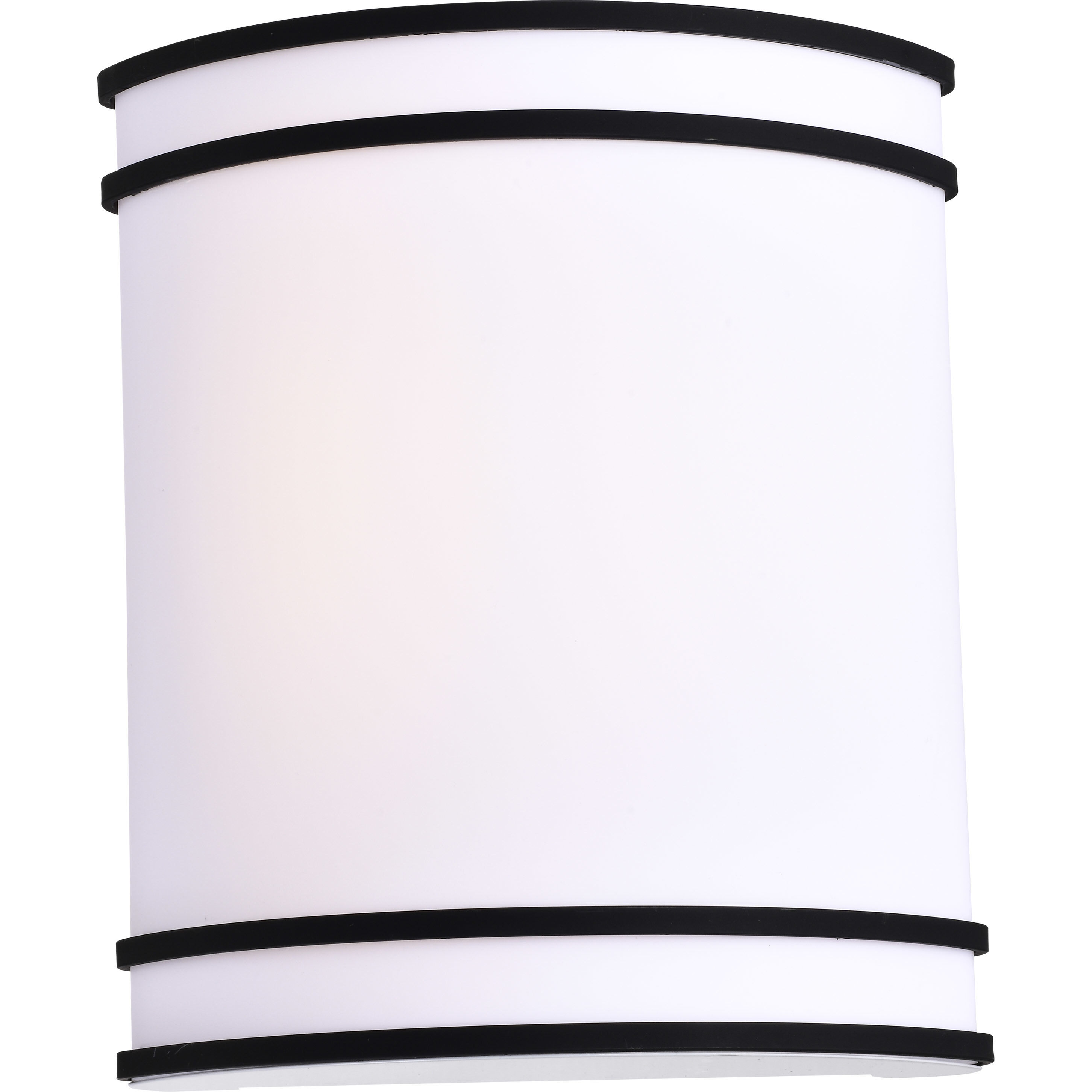 Glamour LED 9 inch Matte Black ADA Wall Sconce Wall Light