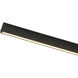 Vera LED 37.88 inch Black Bath Vanity Light Wall Light