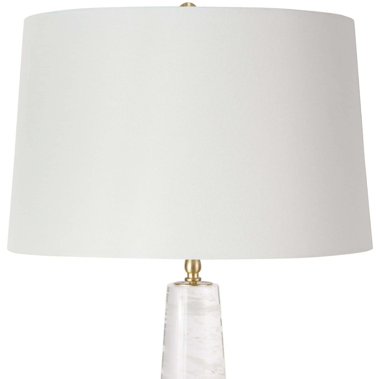 Odessa 33 inch 150.00 watt Clear Table Lamp Portable Light, Large