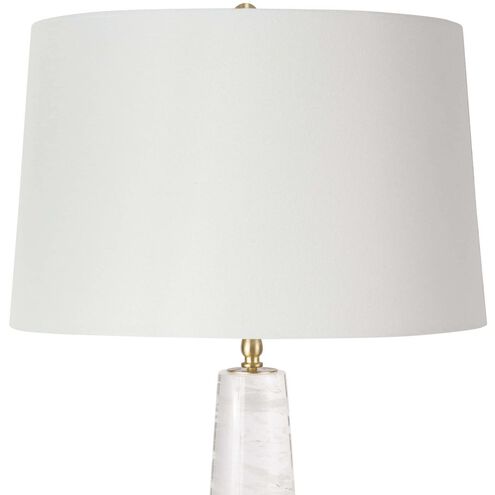 Odessa 33 inch 150.00 watt Clear Table Lamp Portable Light, Large