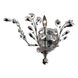 Orchid 1 Light 16 inch Chrome Wall Sconce Wall Light in Royal Cut