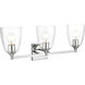 Gianni 3 Light 24 inch Chrome Bath Sconce Wall Light