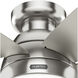 Lilliana 52 inch Brushed Nickel with Matte Nickel Blades Ceiling Fan