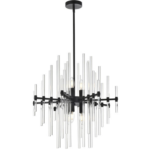 Sienna 6 Light 23 inch Black Pendant Ceiling Light