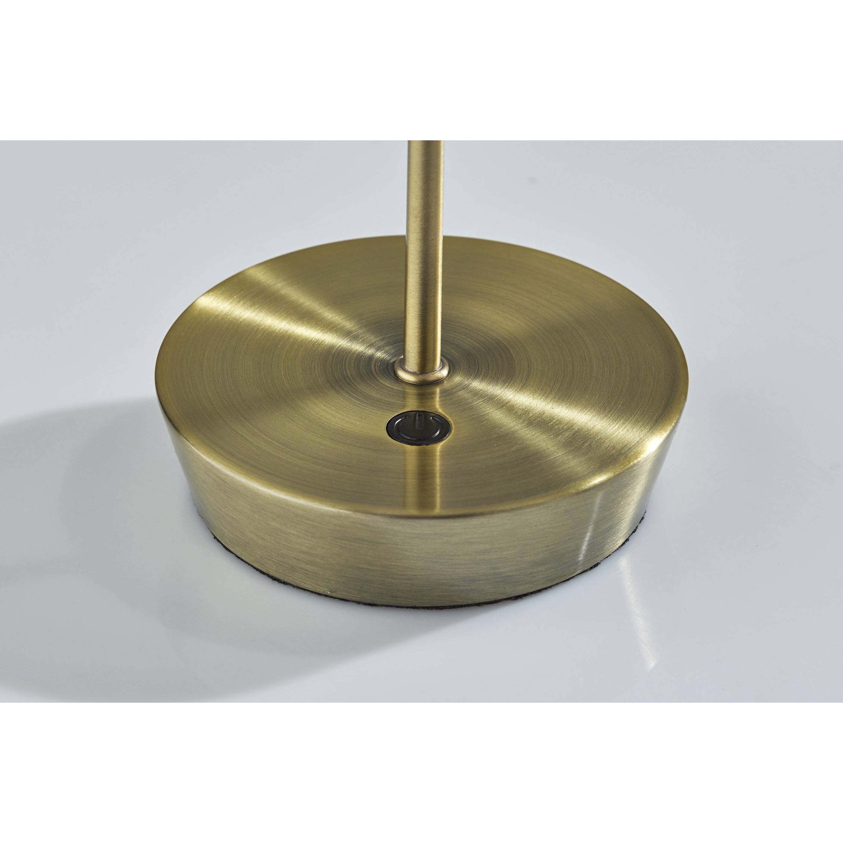 Ako 12 inch 2.00 watt Antique Brass Cordless Table Lamp Portable Light, ADS360