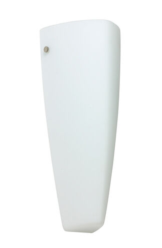 Lina 1 Light 6 inch Satin Nickel ADA Wall Sconce Wall Light in Incandescent, Opal Matte Glass