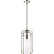 Alverton 1 Light 8 inch Polished Nickel Pendant Ceiling Light