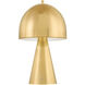 Hopkinton 15.25 inch 5.00 watt Aged Brass Rechargeable Table Lamp Portable Light