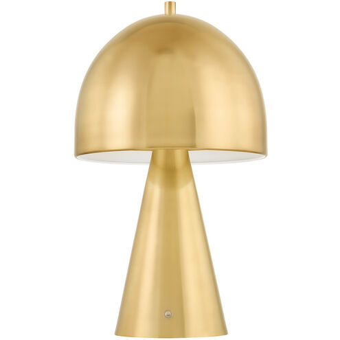Hopkinton 15.25 inch 5.00 watt Aged Brass Rechargeable Table Lamp Portable Light