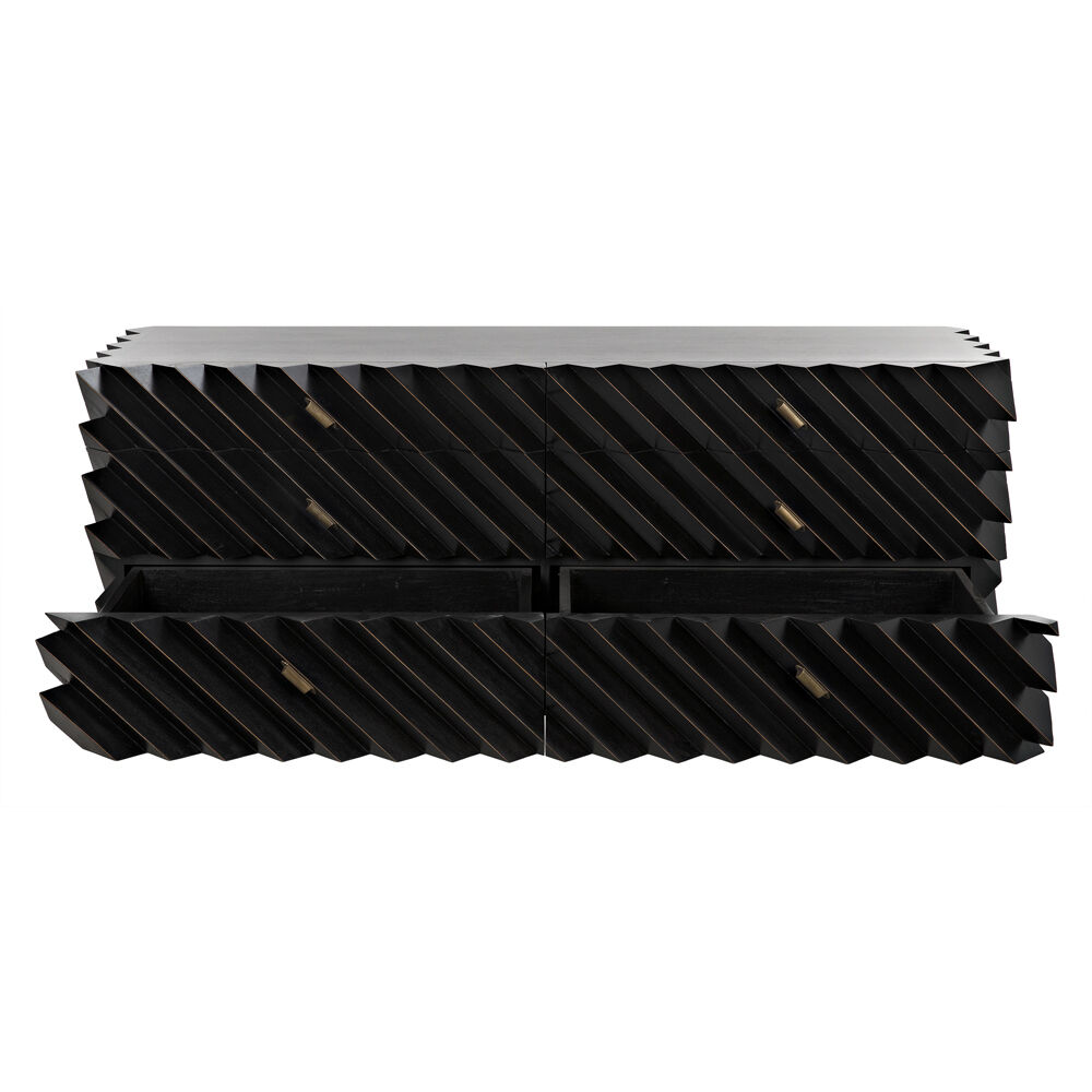 Hikaru Hand Rubbed Black Dresser