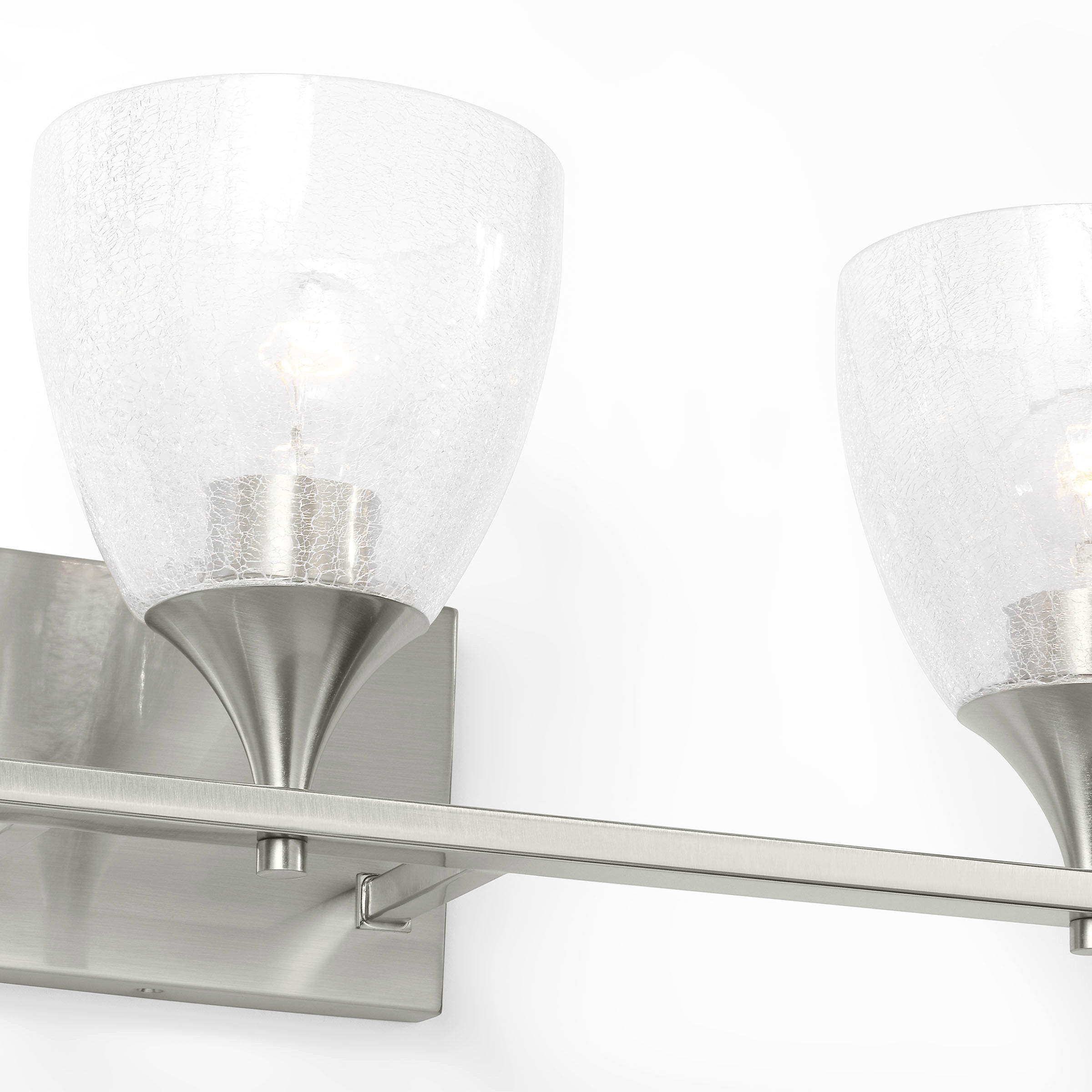 Drew & Jonathan Toffino 3 Light 26 inch Brushed Nickel Vanity Light Wall Light