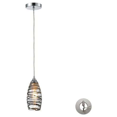 Praslin Island 1 Light 5 inch Polished Chrome Mini Pendant Ceiling Light