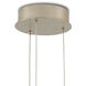 Banyan 3 Light 7.5 inch Antique Brass Multi-Drop Pendant Ceiling Light