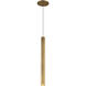 Mason LED 1.63 inch Vintage Brass Pendant Ceiling Light