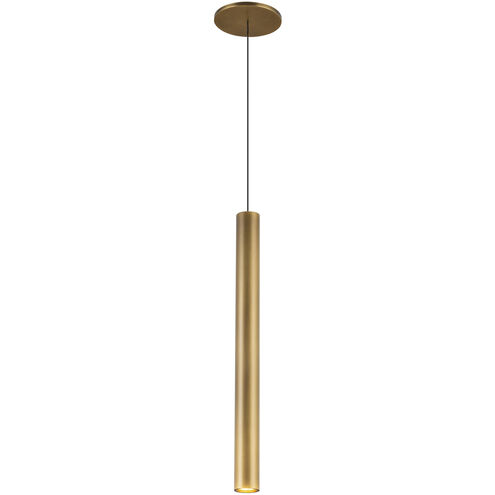 Mason LED 1.63 inch Vintage Brass Pendant Ceiling Light
