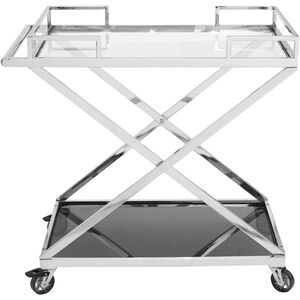 Moetini Silver Bar Cart