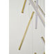 Canada LED 32 inch Brass Chandelier Ceiling Light