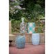 Anita 18 inch Brown/White Stool