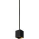 Sean Lavin Exo LED 5.2 inch Black Pendant Ceiling Light in 20 Degree, Matte Black/Black, LED 90 CRI 3500K, 36 inch, Integrated LED