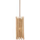 Teahouse 1 Light 6 inch Natural Rattan Pendant Ceiling Light