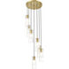 Alton 7 Light 18 inch Modern Gold Chandelier Ceiling Light