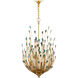 Delphos 6 Light 19.5 inch Contemporary Gold Chandelier Ceiling Light
