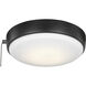 Universal LED Matte Black Fan Light Kit