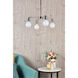 Cairo 4 Light 22.2 inch Chrome Pendant Ceiling Light