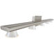 Jet LED 31.73 inch Brushed Nickel Bath Vanity Light Wall Light