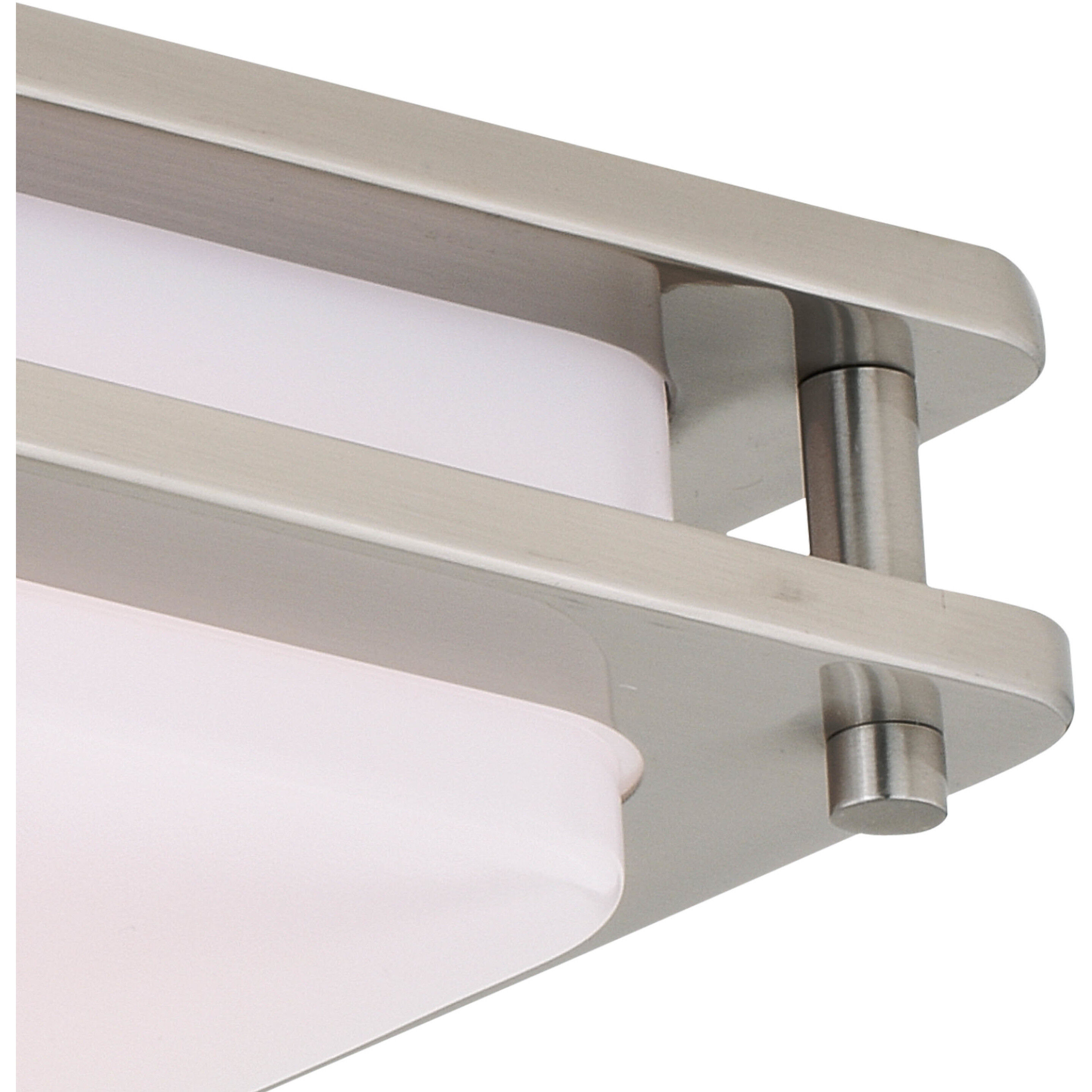 Horizon LED 16 inch Satin Nickel Flush Mount Ceiling Light