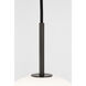 Richard June Sorelle 1 Light 12 inch Aged Iron Pendant Ceiling Light in LED