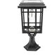 Grand Prairie 15.75 inch Black Solar Light