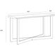 Marley 56 X 18 inch Dark Brown / Antique Gunmetal Console Table