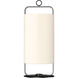 Minimalism 25 inch 10.00 watt Matte Black Table Lamp Portable Light