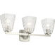 Marant 3 Light 23.75 inch Brushed Nickel Vanity Light Wall Light