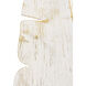 Lowcountry 1 Light Golden Sand and Brass Wall Sconce Wall Light