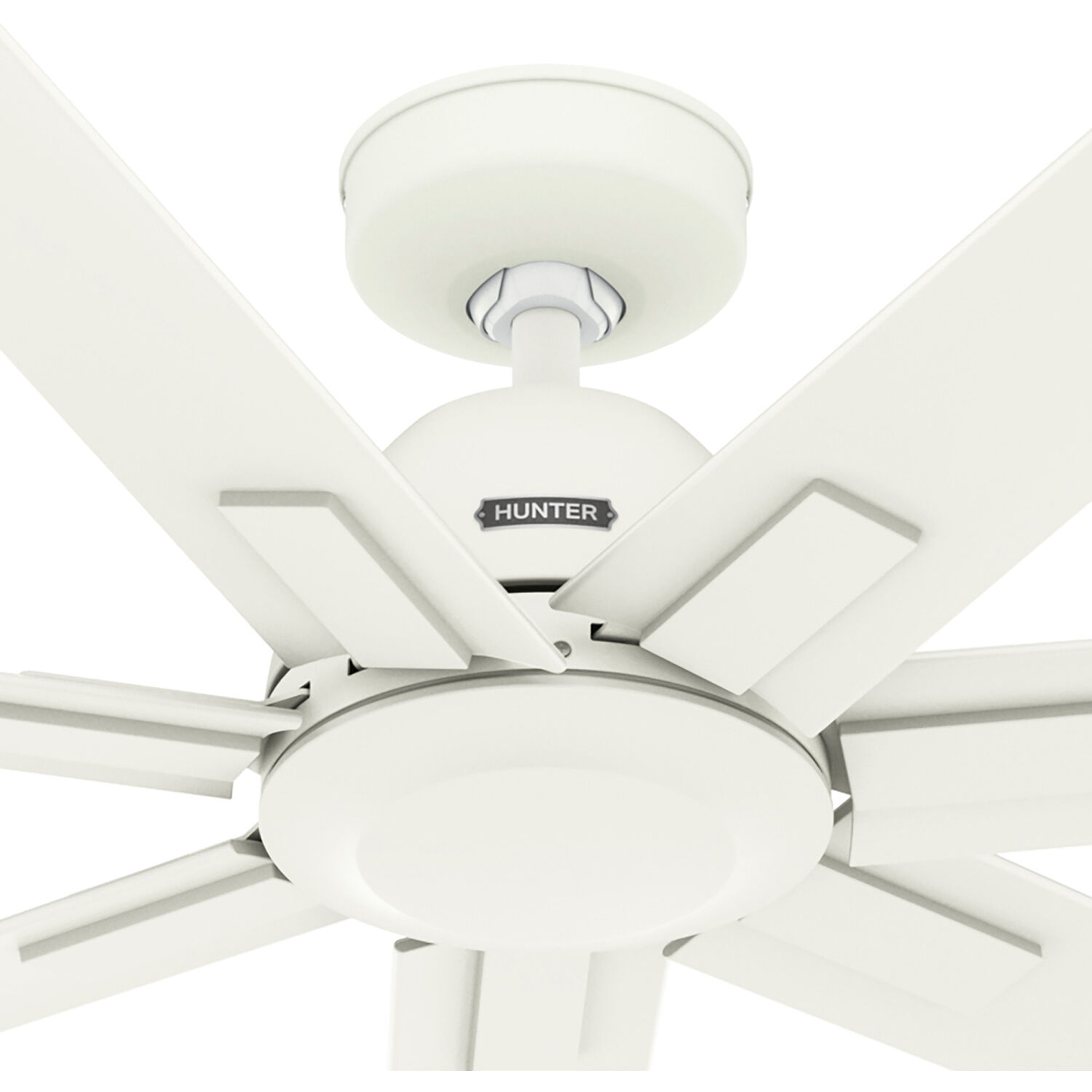 Downtown 72 inch Matte White Outdoor Ceiling Fan