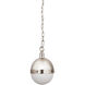 Harmelin 1 Light 7 inch Satin Nickel Mini Pendant Ceiling Light