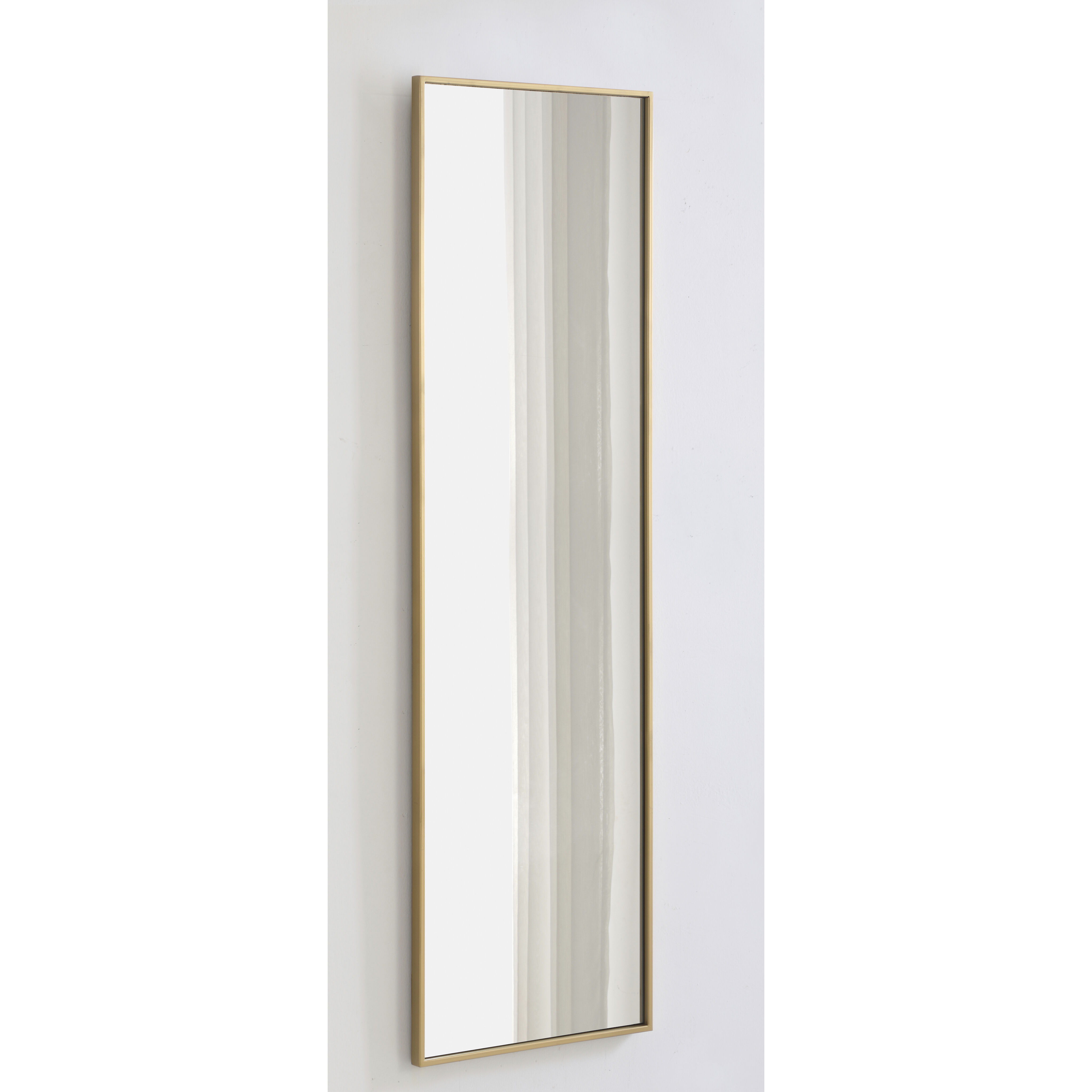 Monet 60 X 18 inch Brass Wall Mirror