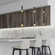 Flute LED 5 inch Black Pendant Ceiling Light