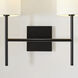 Barbara Barry Key 2 Light 16 inch Midnight Black Sconce Wall Light