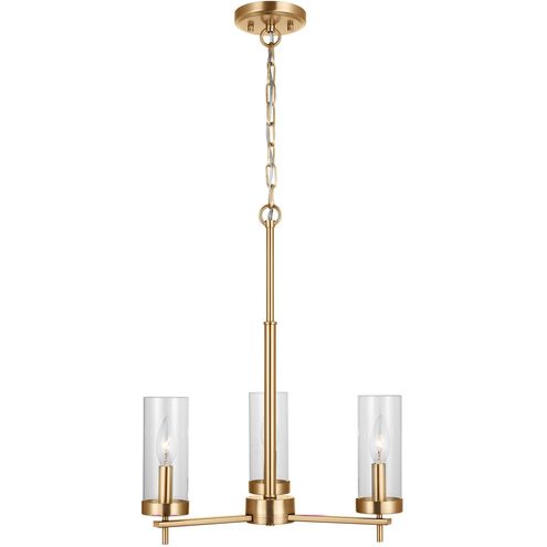 Sean Lavin Zire LED 18 inch Satin Brass Chandelier Ceiling Light