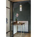 Fontaine 3 Light 9 inch Rubbed Brass Pendant Ceiling Light