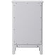 Adian White Bathroom Storage Cabinet