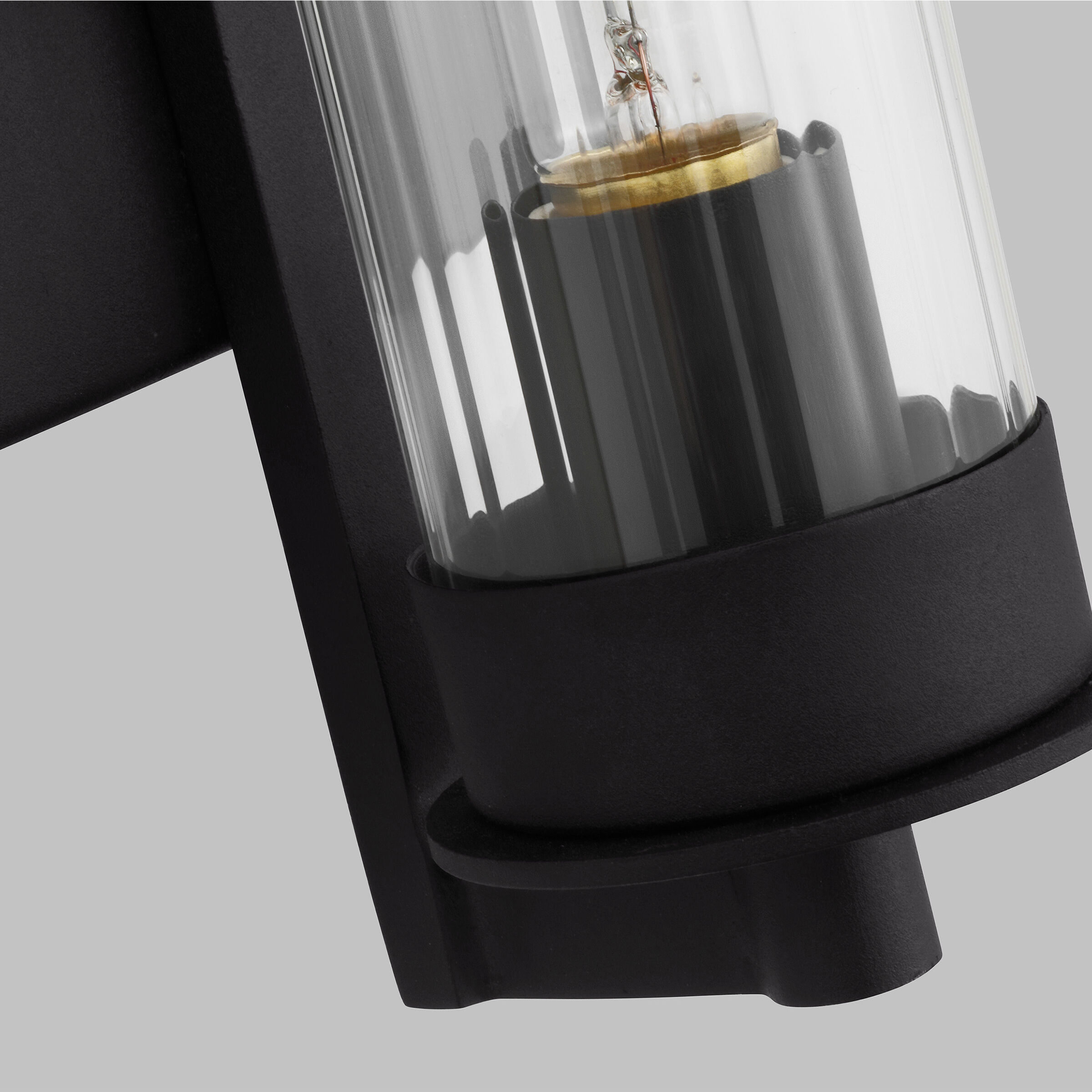 Alcona 1 Light 12.5 inch Black Outdoor Wall Lantern