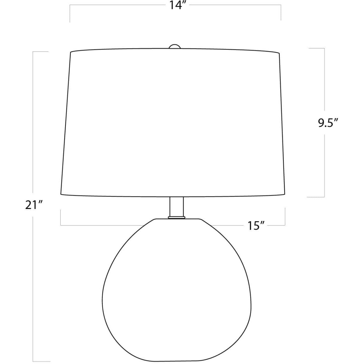 Sanibel 21 inch 150.00 watt Blue Table Lamp Portable Light