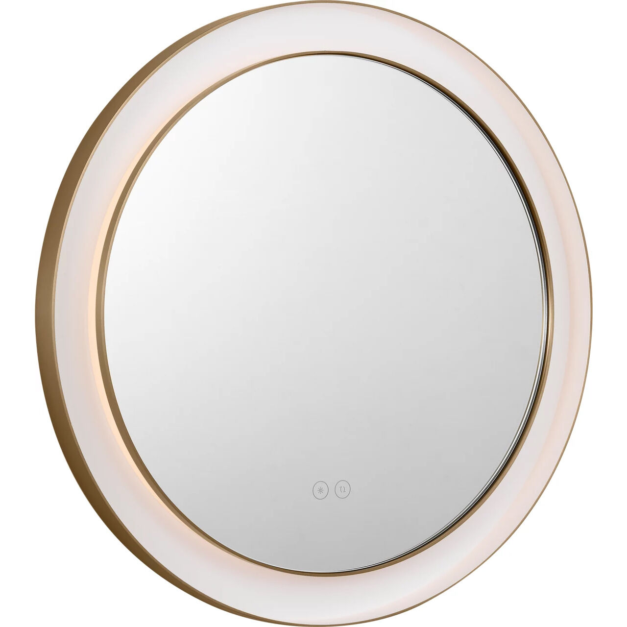 kate spade new york Chopin 24 X 24 inch Burnished Brass LED Illuminated Mirror