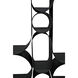 Letty Matte Black Bookcase